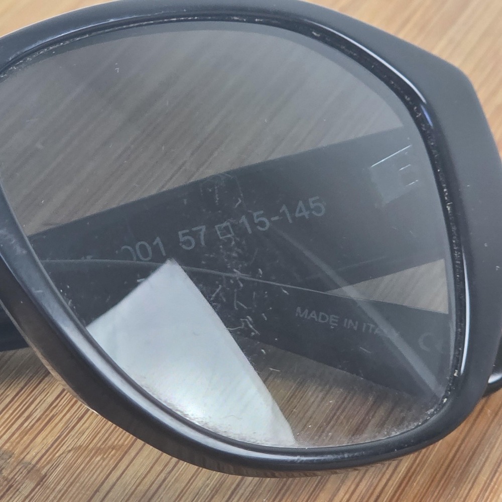Saint Laurent SL M48/F Sunglasses Womens 57-15 Black Gray Cat Eye Gradient Italy - Picture 16 of 16